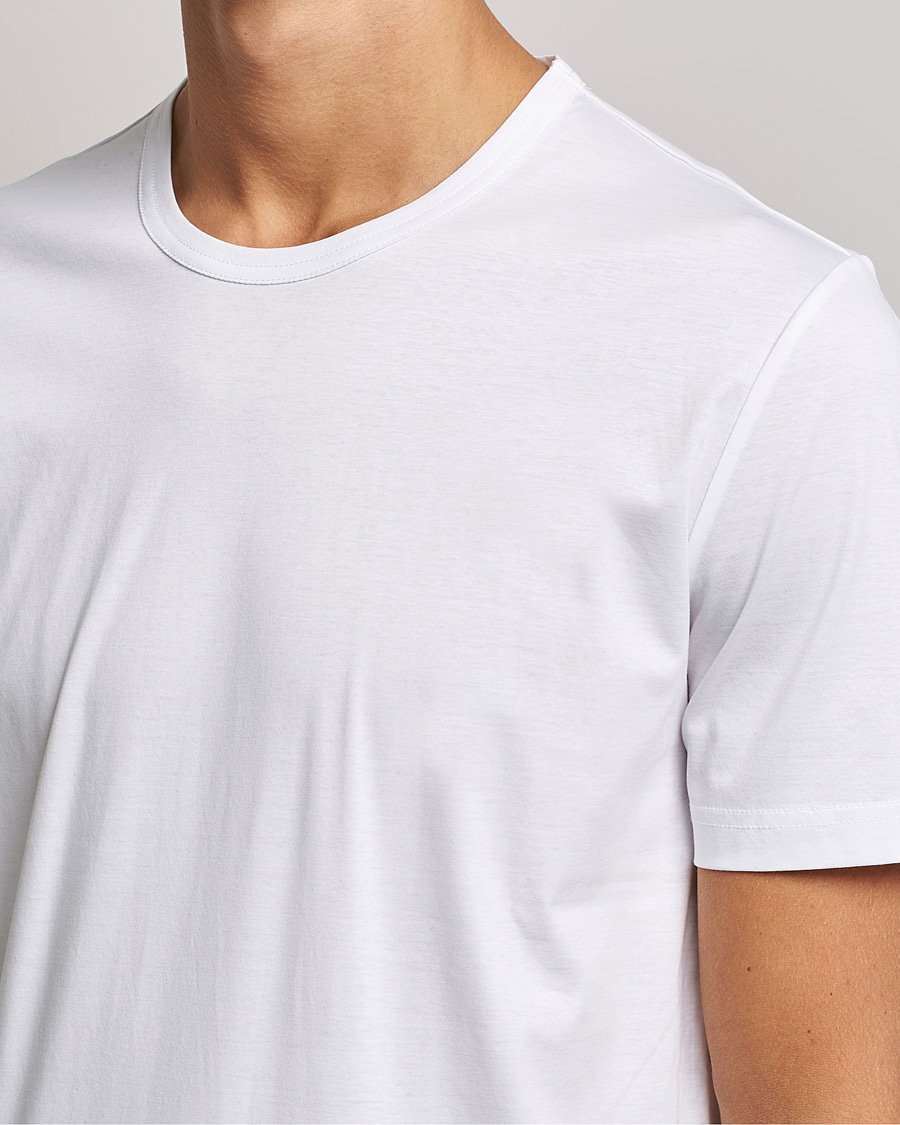 Herr | T-Shirts | Tiger of Sweden | Olaf Mercerized Cotton Tee Pure White