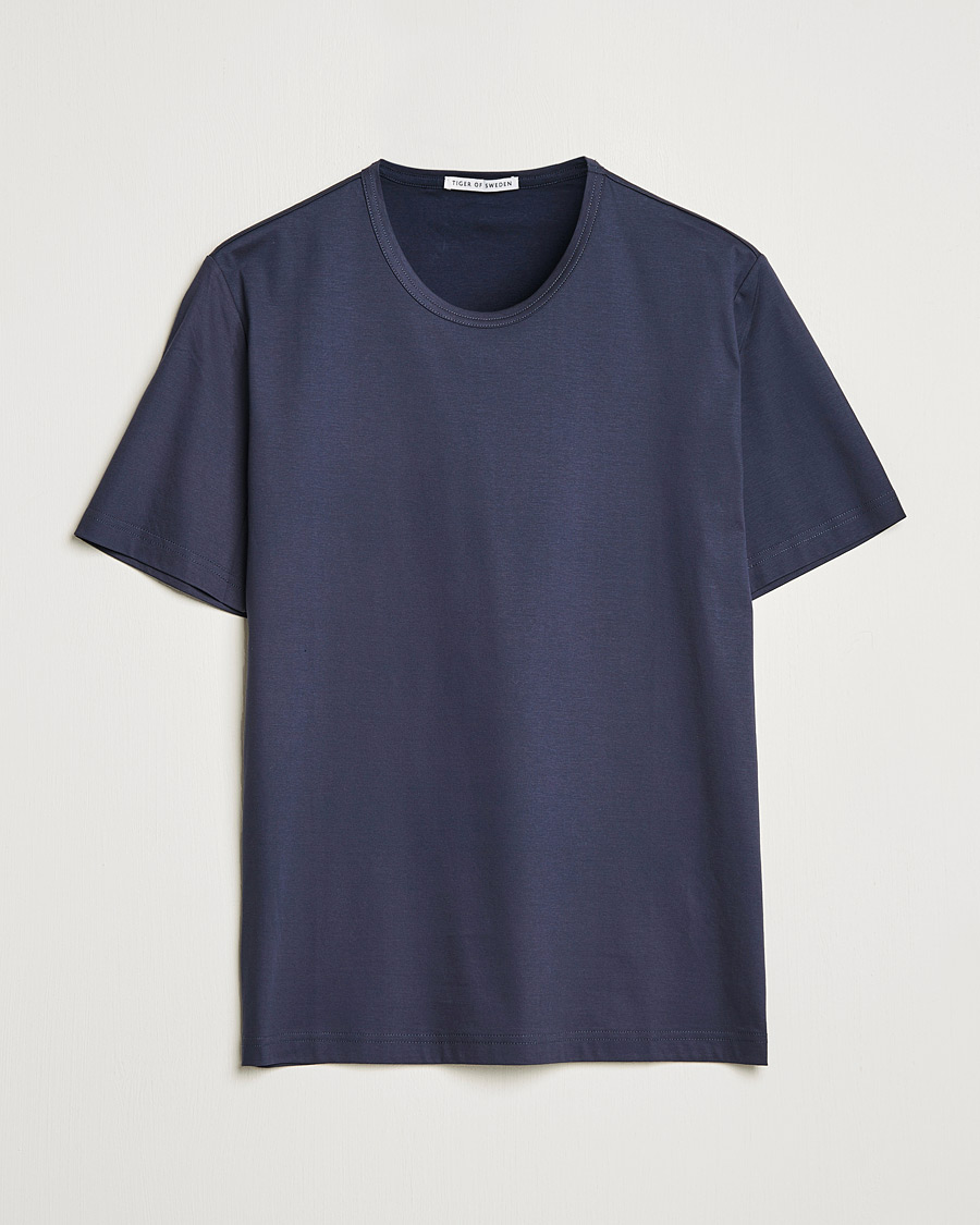 Herr | T-Shirts | Tiger of Sweden | Olaf Mercerized Cotton Tee Light Ink