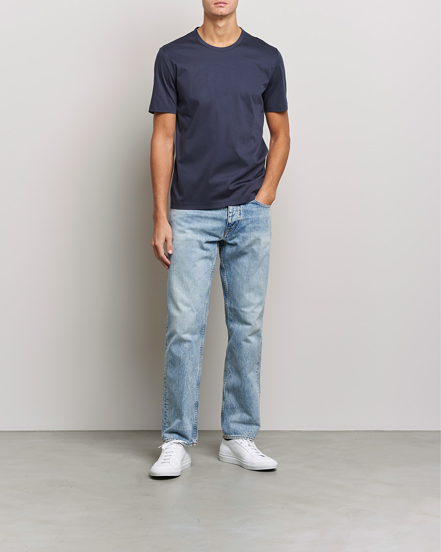 Herr | T-Shirts | Tiger of Sweden | Olaf Mercerized Cotton Tee Light Ink