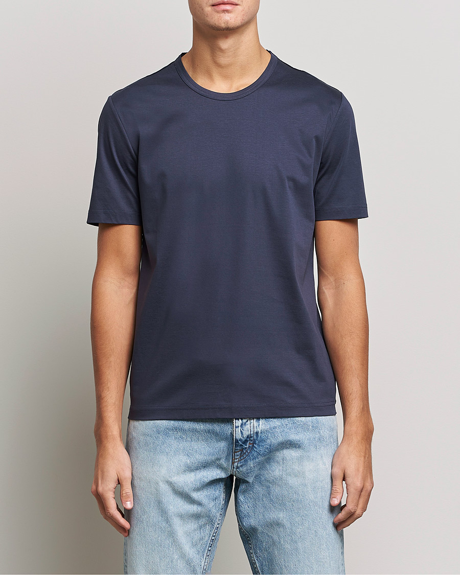 Herr | T-Shirts | Tiger of Sweden | Olaf Mercerized Cotton Tee Light Ink