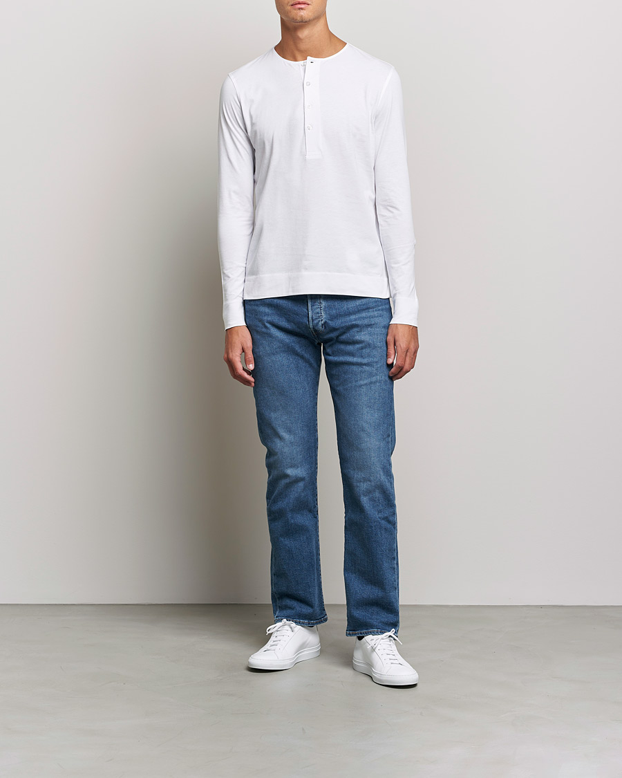 Herr | Långärmade t-shirts | Tiger of Sweden | Cappe Organic Cotton Tee Pure White