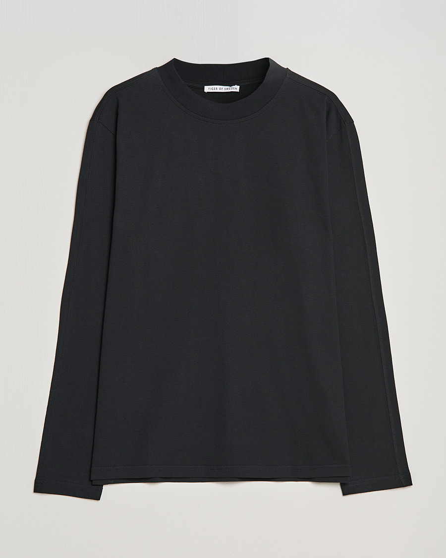 Herr | T-Shirts | Tiger of Sweden | Landler Long Sleeve Tee Black