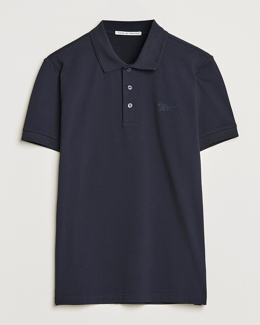 Herr | Tröjor | Tiger of Sweden | Darios Long Sleeve Piqué Light Ink