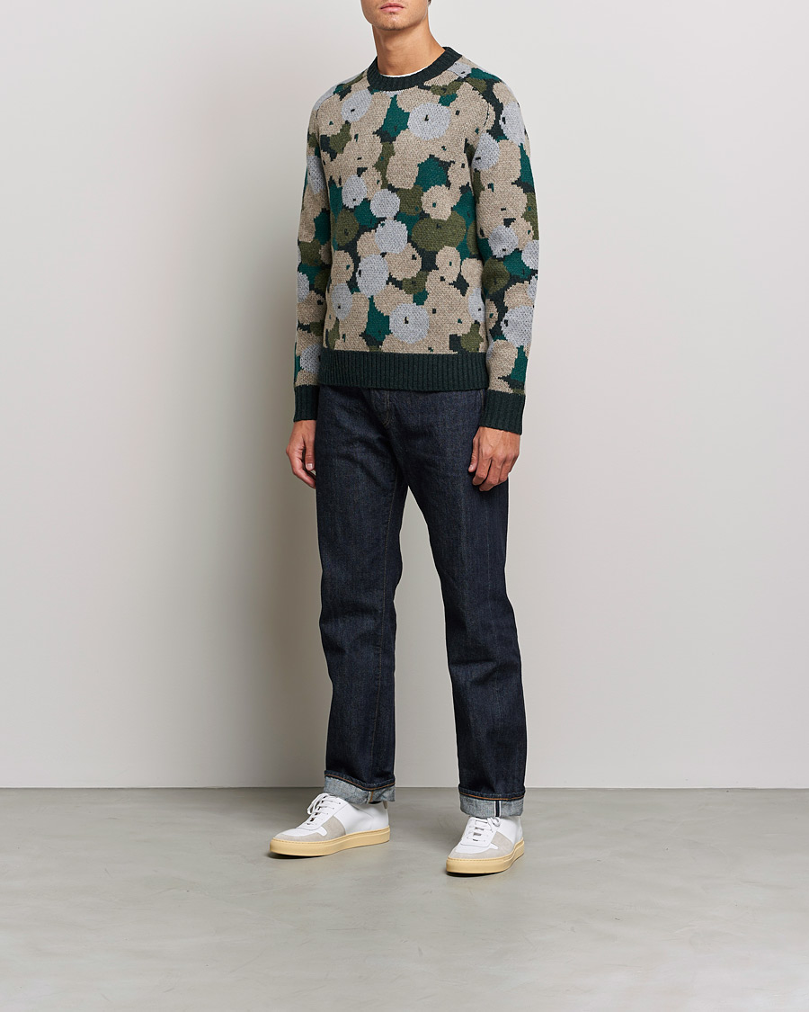 Herr | Tröjor | Tiger of Sweden | Rayan Wool Sweater Print