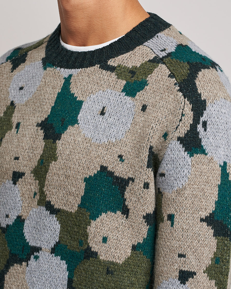 Herr | Tröjor | Tiger of Sweden | Rayan Wool Sweater Print