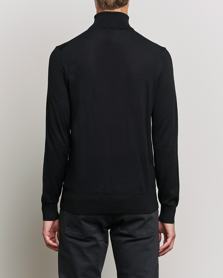 Herr | Tröjor | Tiger of Sweden | Neville Extra Fine Merino Polo Black
