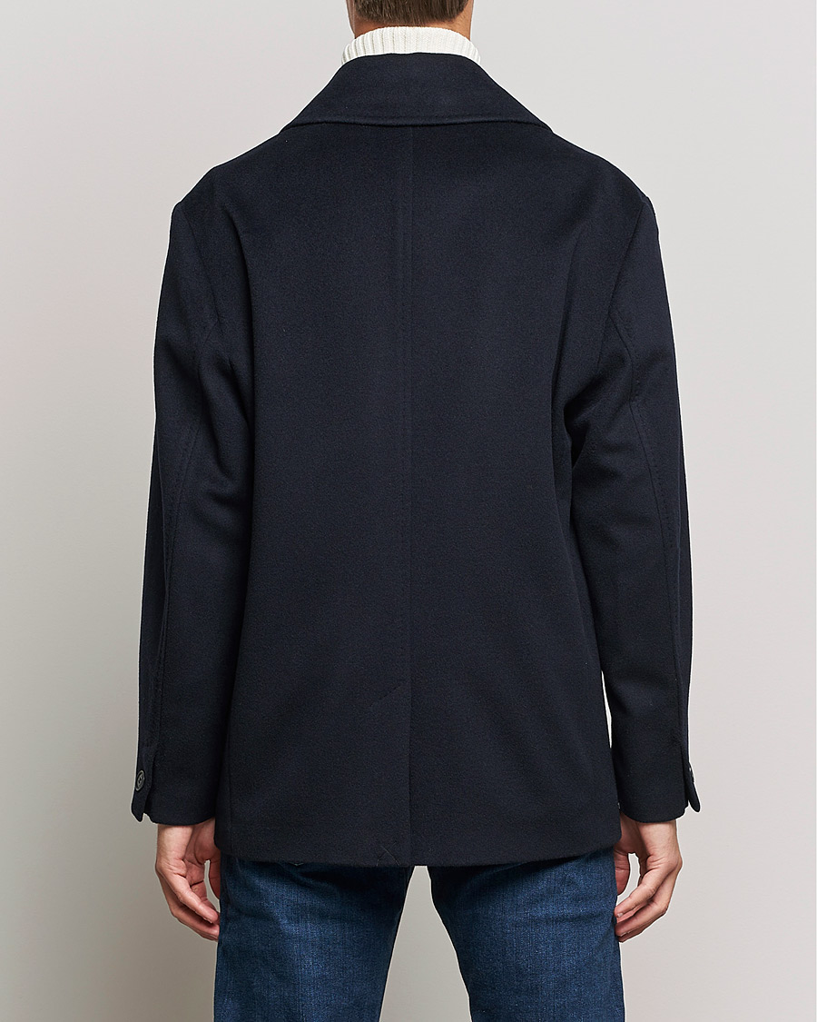 Herr | Jackor | Tiger of Sweden | Eerik Wool Peacoat Light Ink