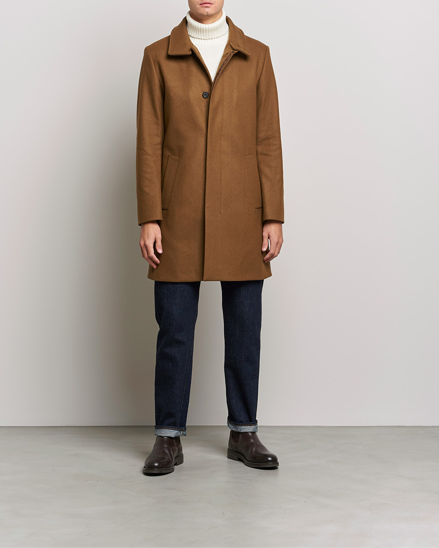 Herr | Jackor | Tiger of Sweden | Aleric Wool Coat Toasted Coconut