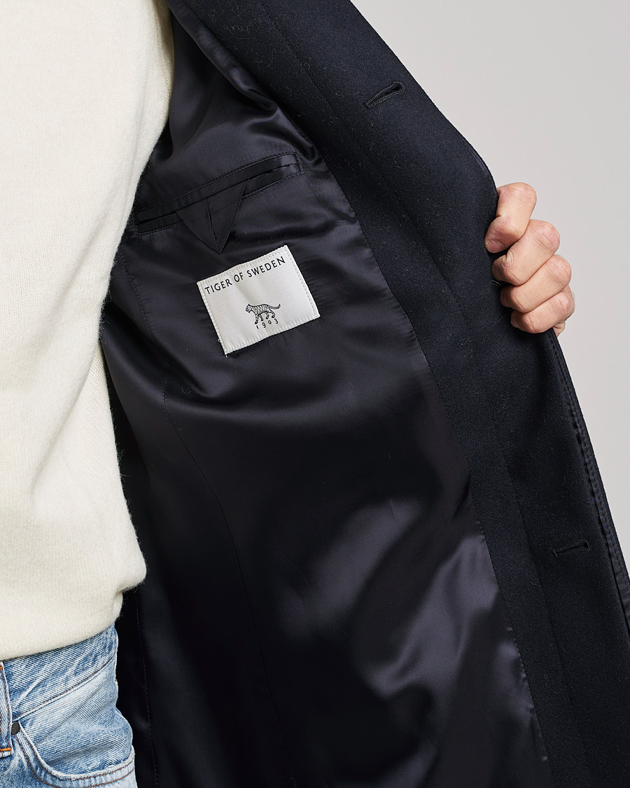 Herr | Jackor | Tiger of Sweden | Aleric Wool Coat Light Ink
