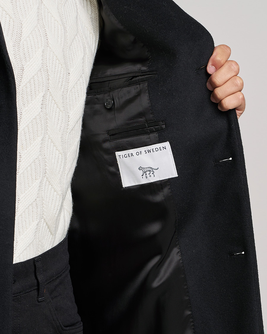 Herr | Jackor | Tiger of Sweden | Cempsey Wool Cashmere Coat Black