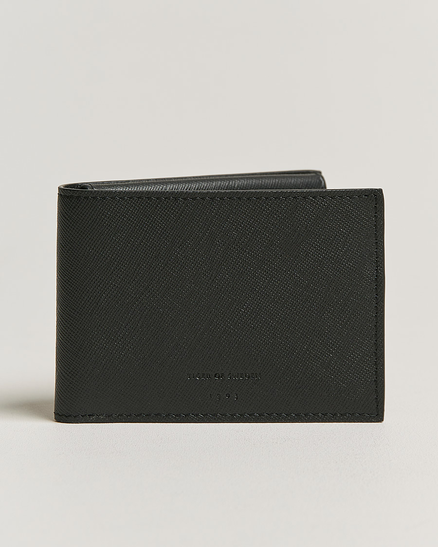 Herr | Tiger of Sweden Wivalius Leather Card Holder Black | Tiger of Sweden | Wivalius Leather Card Holder Black