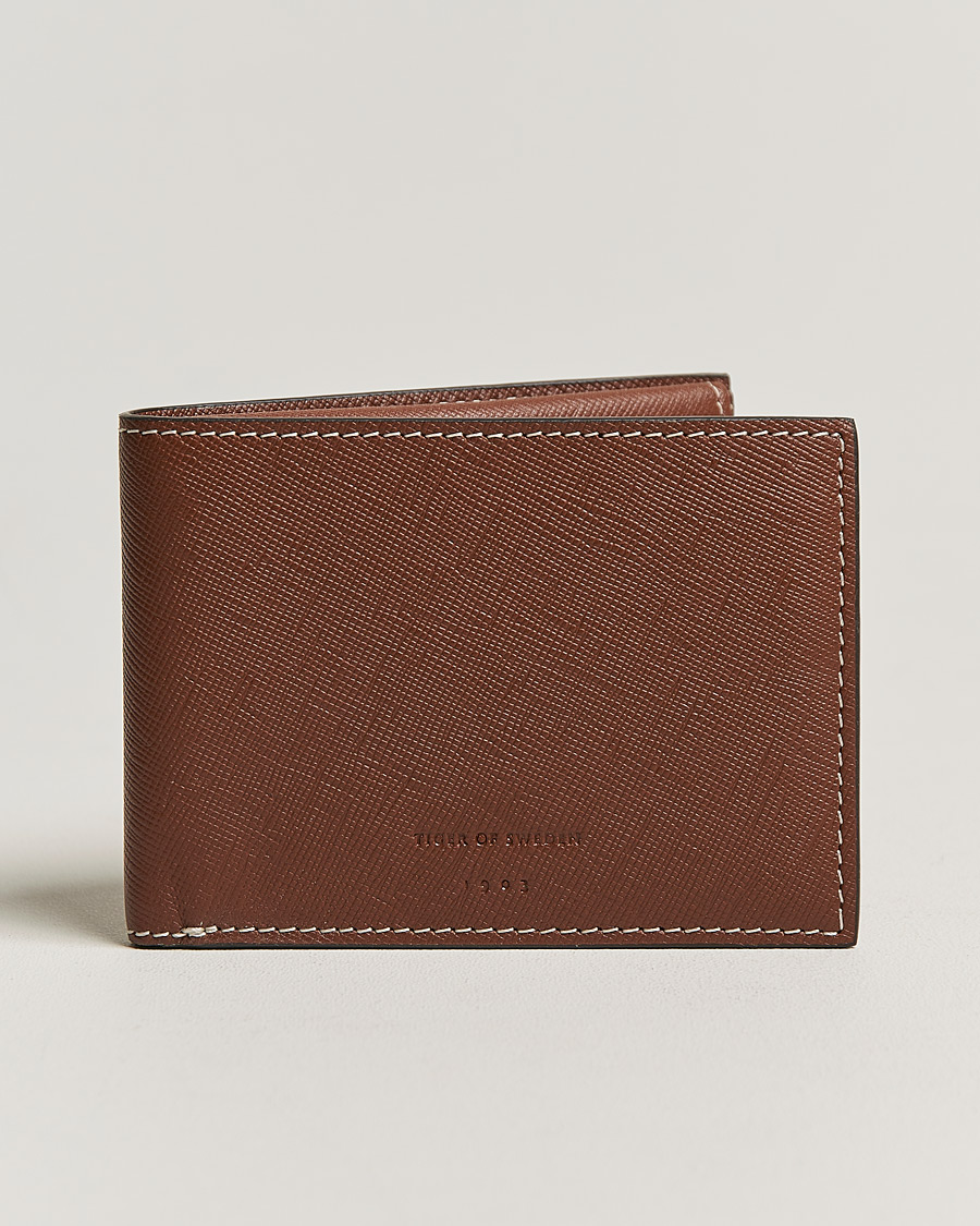 Herr | Tiger of Sweden Wivalius Leather Card Holder Light Brown | Tiger of Sweden | Wivalius Leather Card Holder Light Brown