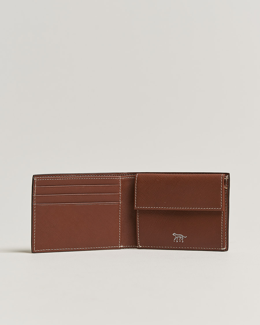 Herr | Tiger of Sweden Wivalius Leather Card Holder Light Brown | Tiger of Sweden | Wivalius Leather Card Holder Light Brown
