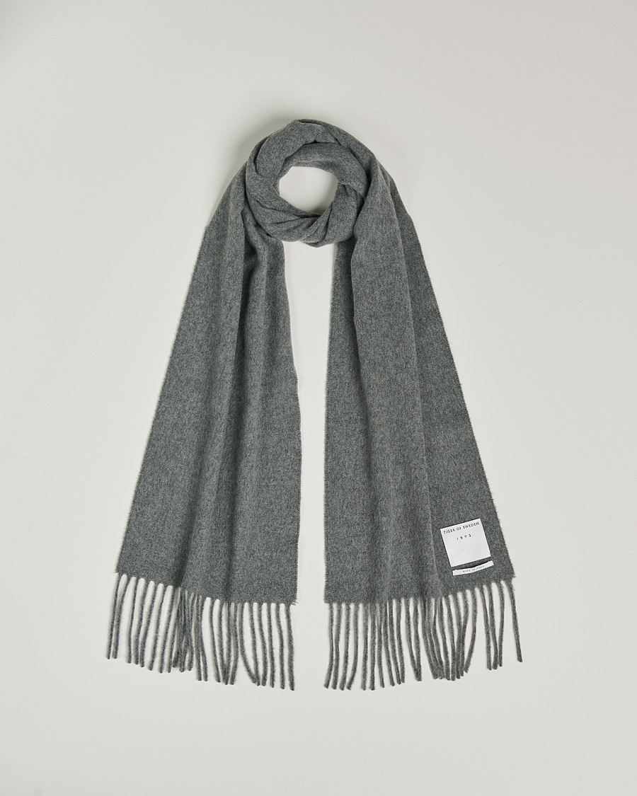 Herr | Tiger of Sweden Sylan Wool Scarf Grey Mel | Tiger of Sweden | Sylan Wool Scarf Grey Mel