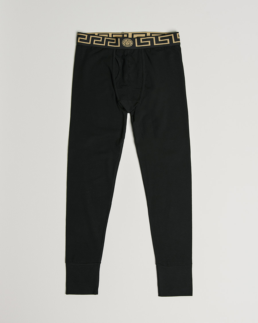 Herr | Underkläder | Versace | Greca Long Johns Black