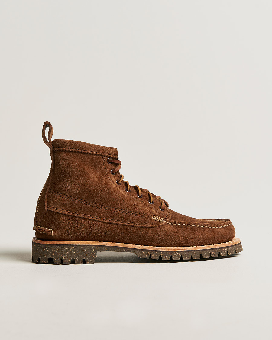 Herr | Yuketen Cortina Sole Angler Boots Dark Brown Suede | Yuketen | Cortina Sole Angler Boots Dark Brown Suede