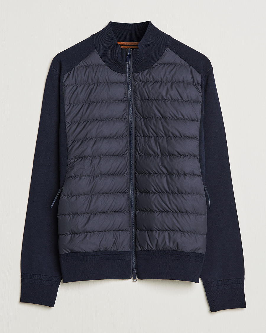 Herr | Jackor | Zegna | Padded Hybrid Jacket Navy