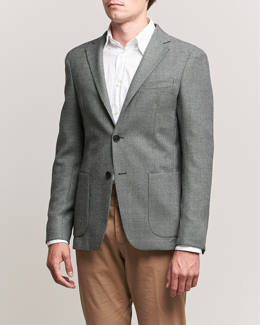 Herr | Kavajer | Zegna | Unconstructed Wool Blazer Light Grey