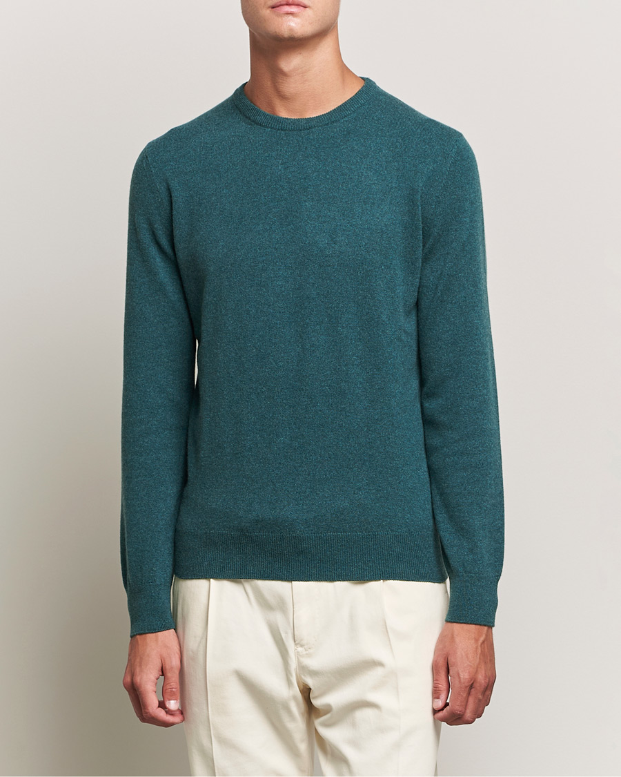 Herr | Tröjor | Zegna | Oasi Cashmere Crew Neck Teal