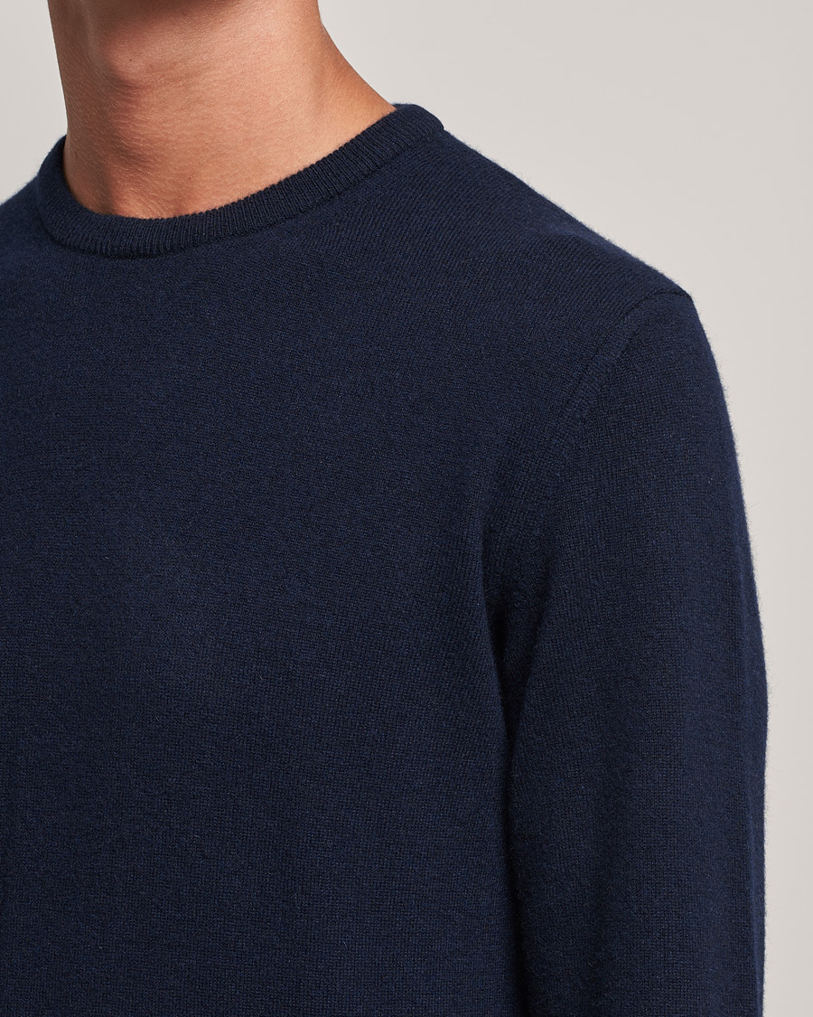 Herr | Tröjor | Zegna | Oasi Cashmere Crew Neck Navy