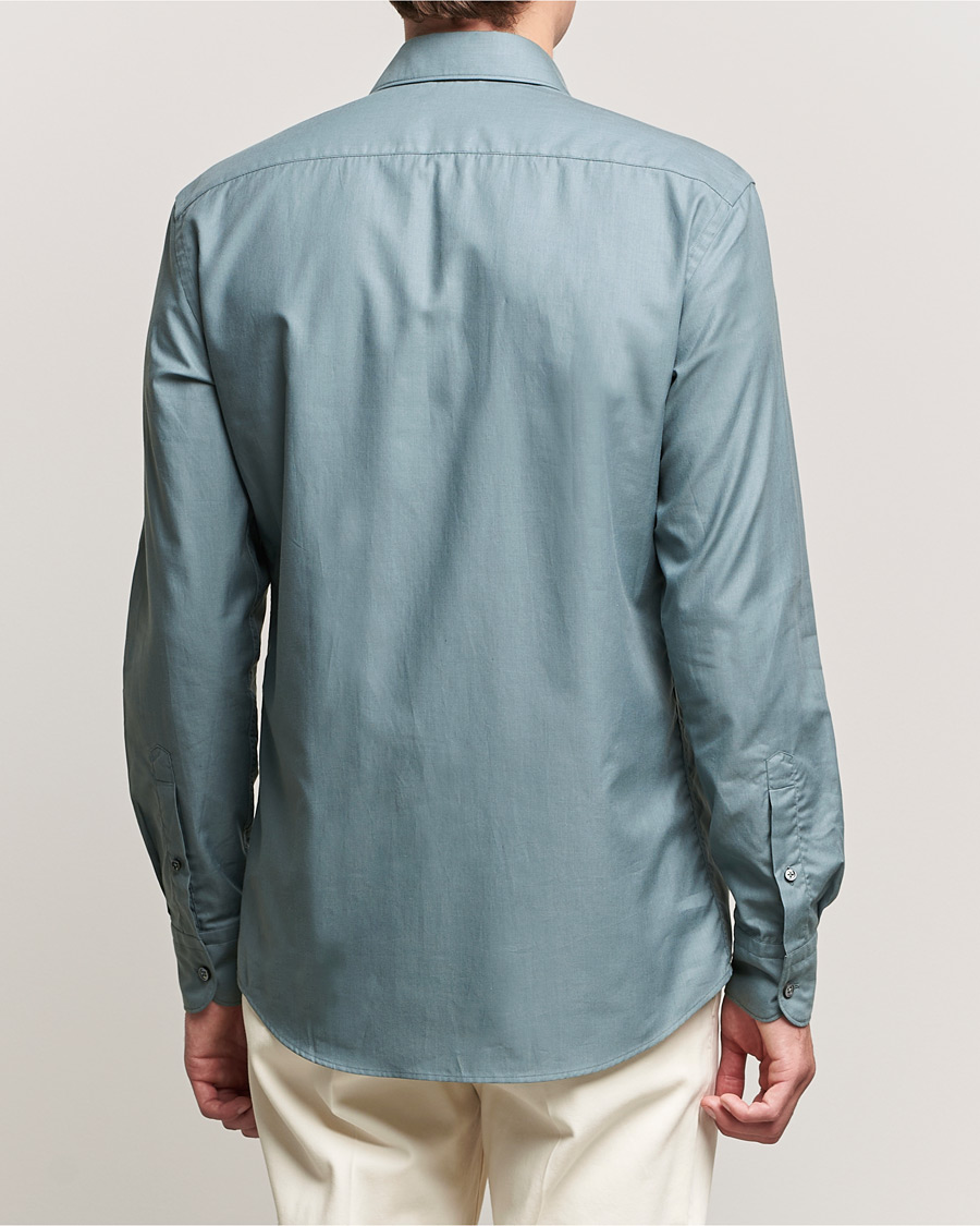 Herr | Skjortor | Zegna | Premium Cotton Shirt Teal