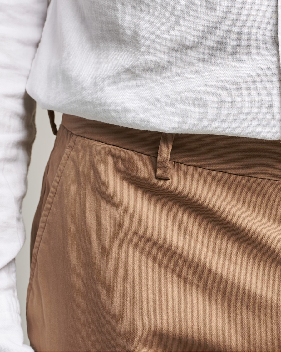 Herr | Byxor | Zegna | Premium Cotton Chinos Beige