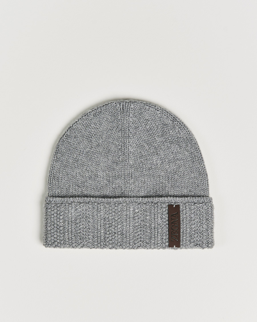 Herr | Zegna Cashmere Beanie Light Grey | Zegna | Cashmere Beanie Light Grey