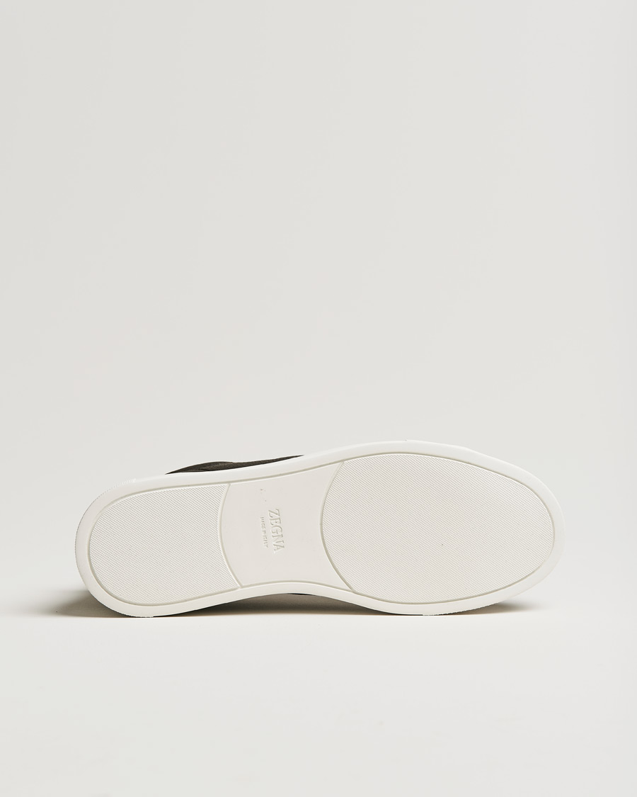 Herr | Zegna Triple Stitch Sneaker Dark Brown Calf | Zegna | Triple Stitch Sneaker Dark Brown Calf