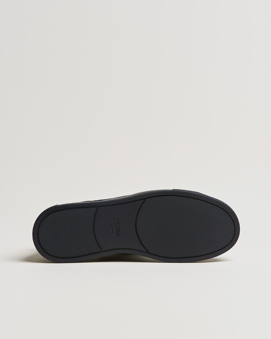 Herr | Zegna Triple Stitch Sneakers Full Navy Suede | Zegna | Triple Stitch Sneakers Full Navy Suede