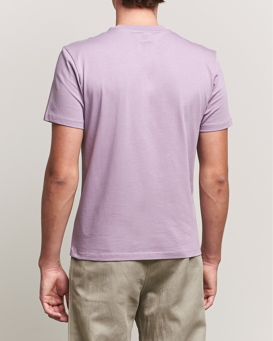 Herr | T-Shirts | AMI | Heart Logo T-Shirt Washed Purple