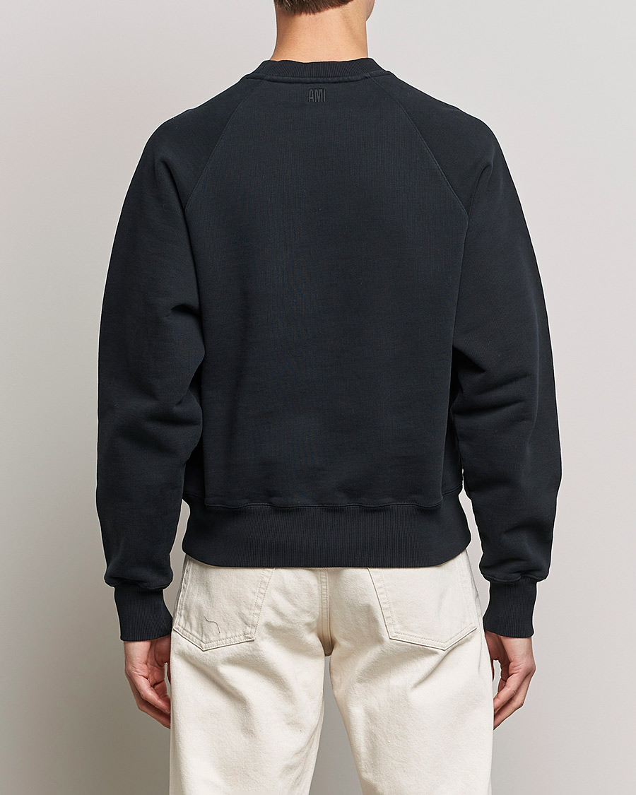 Herr | Tröjor | AMI | Paris College Sweatshirt Black