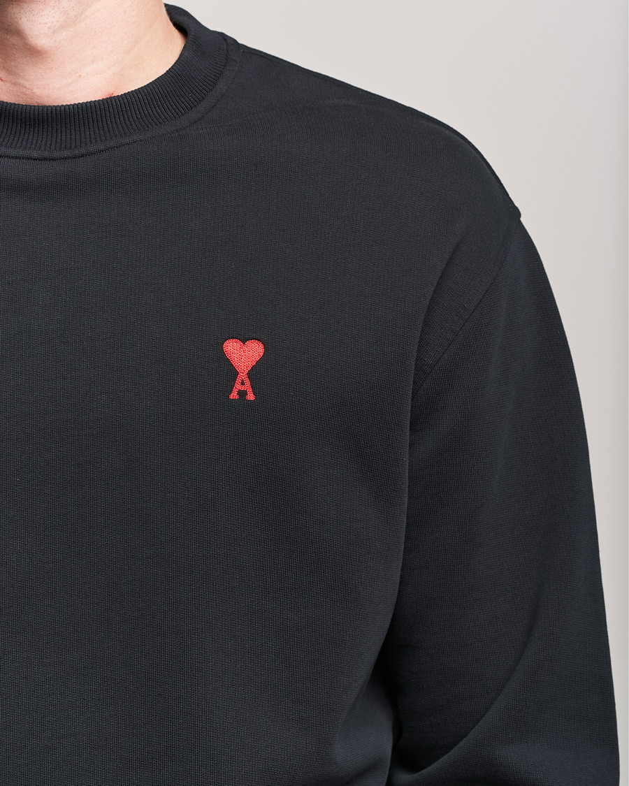 Herr | Tröjor | AMI | Heart Logo Sweatshirt Black