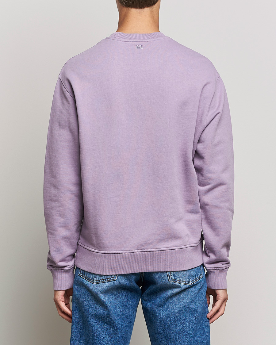 Herr | Tröjor | AMI | Heart Logo Sweatshirt Washed Purple