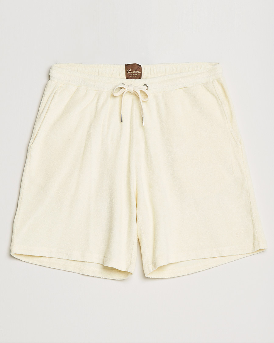 Herr | Shorts | Stenströms | Towelling Cotton Shorts Cream