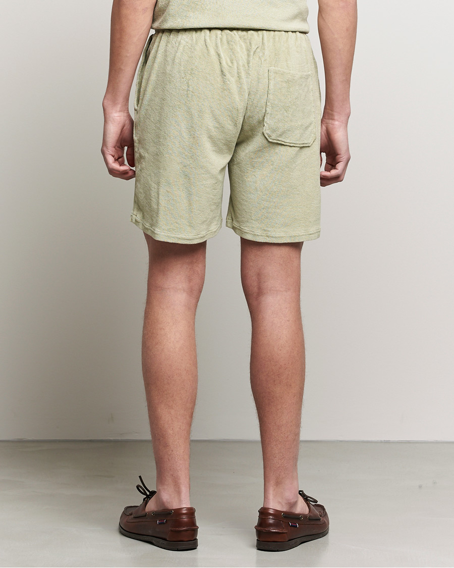 Herr | Shorts | Stenströms | Towelling Cotton Shorts Olive