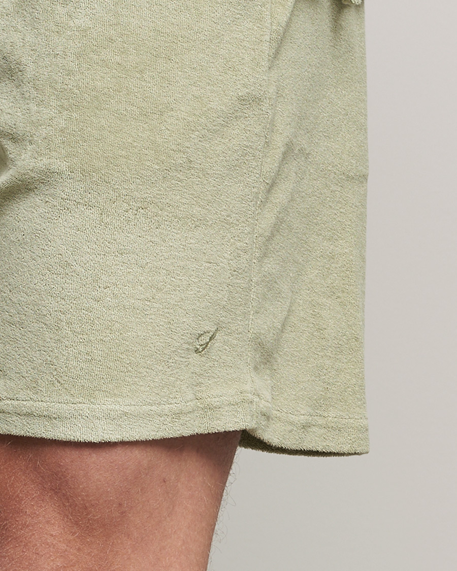 Herr | Shorts | Stenströms | Towelling Cotton Shorts Olive