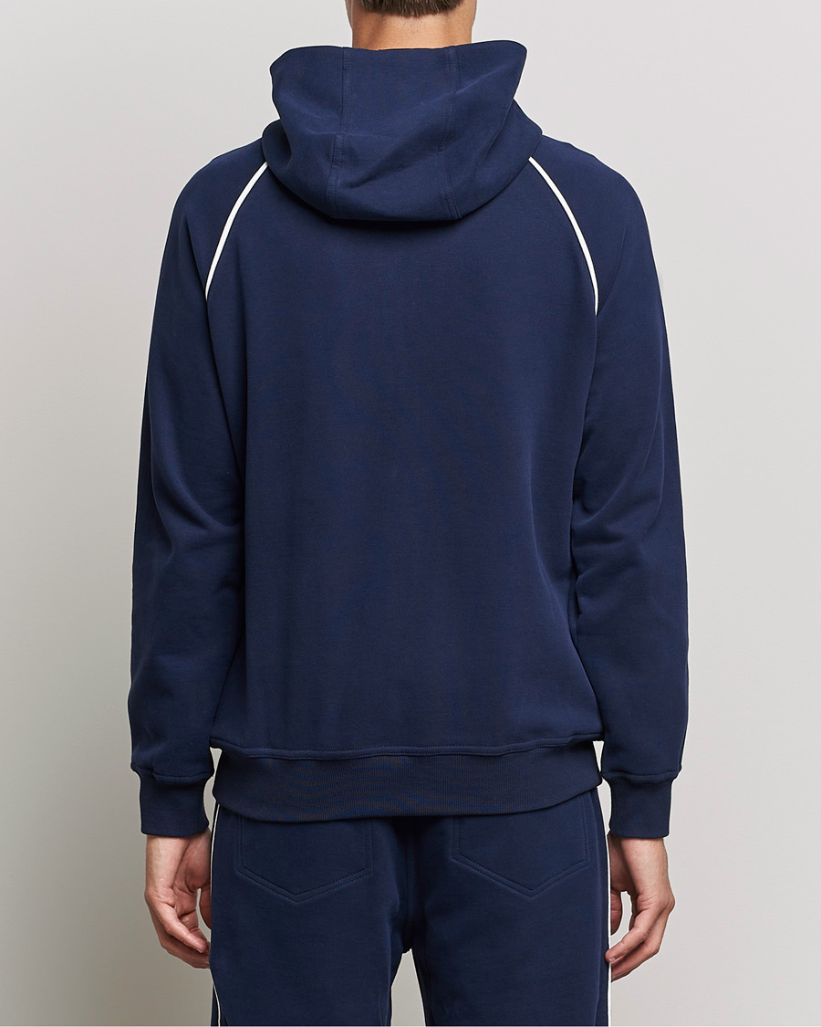Herr | Tröjor | Brunello Cucinelli | Soft Cotton Zip Sweater Cobalt Blue