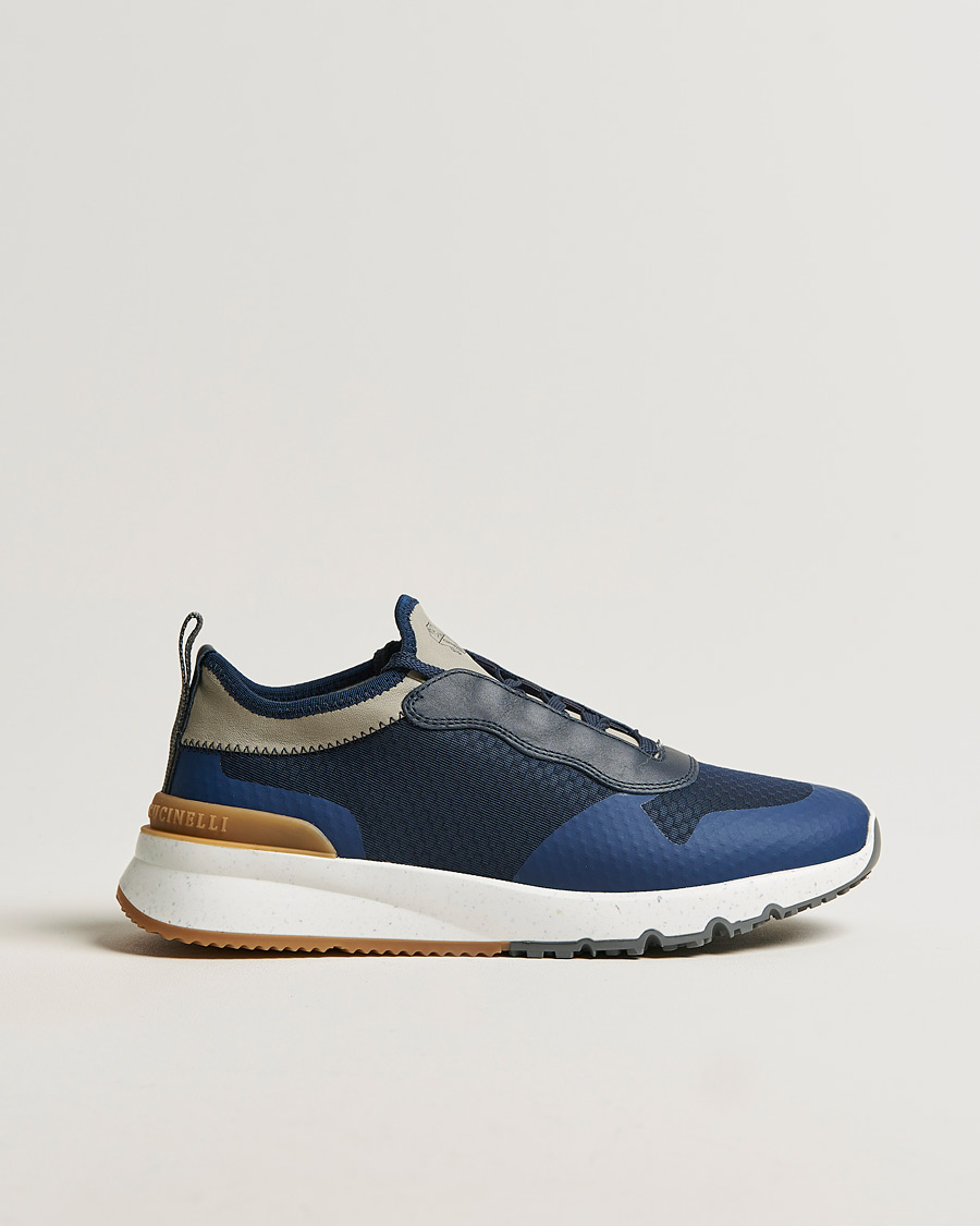Herr | Brunello Cucinelli Running Sneaker Navy | Brunello Cucinelli | Running Sneaker Navy