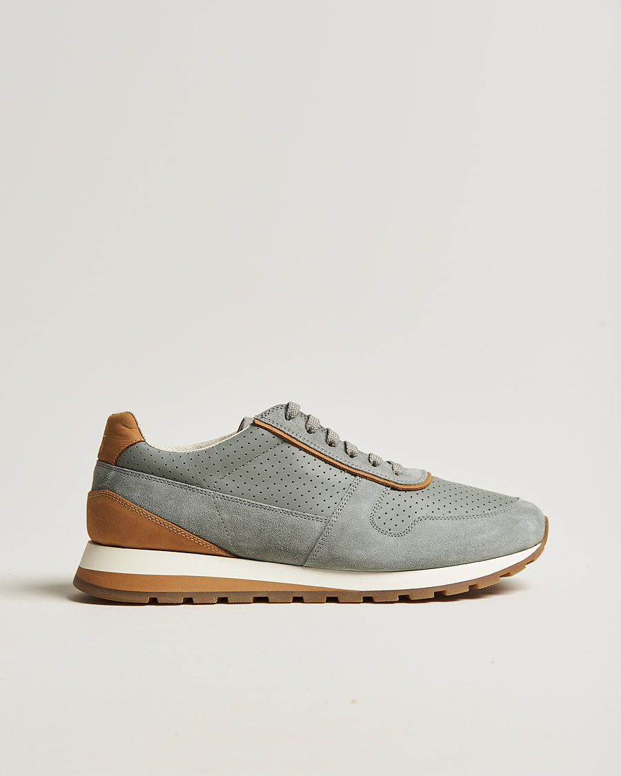 Herr | Brunello Cucinelli Running Sneaker Grey Suede | Brunello Cucinelli | Running Sneaker Grey Suede