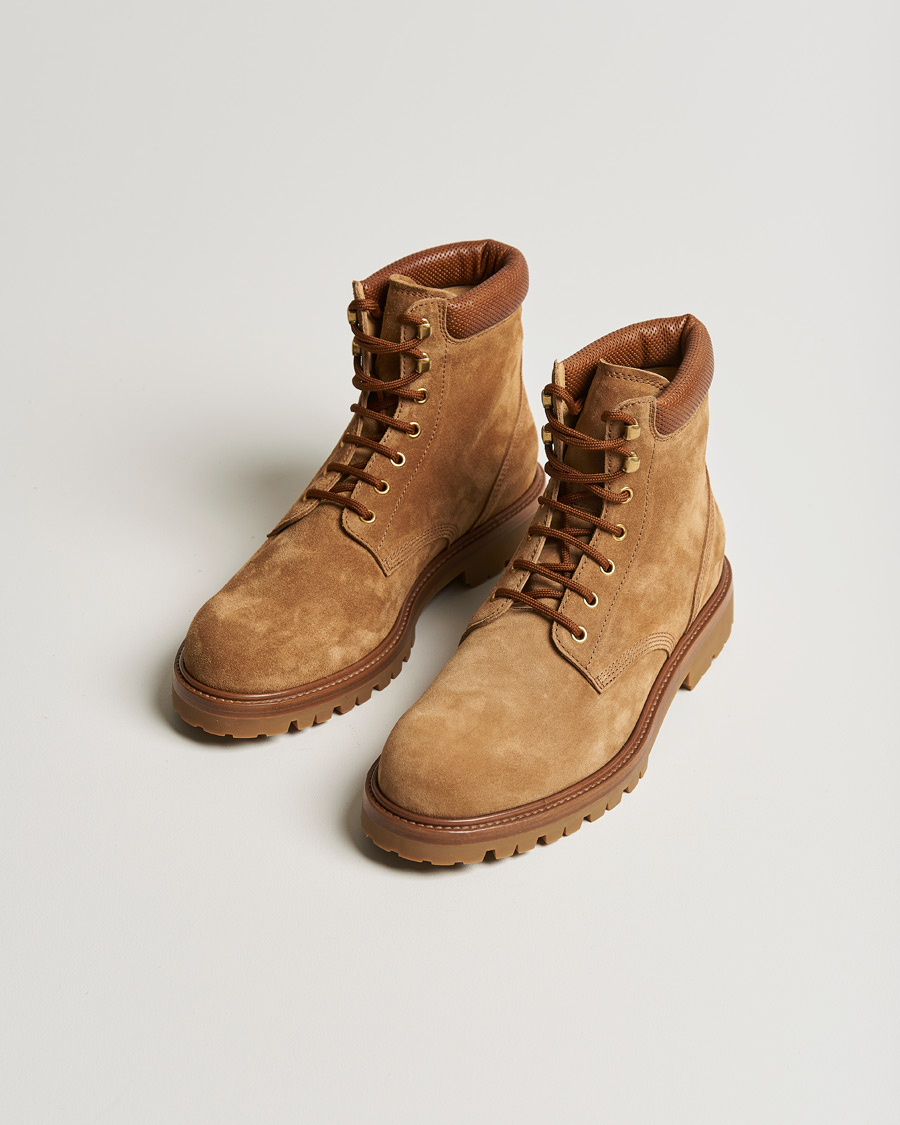 Herr | Brunello Cucinelli Plain Toe Boot Brown Suede | Brunello Cucinelli | Plain Toe Boot Brown Suede
