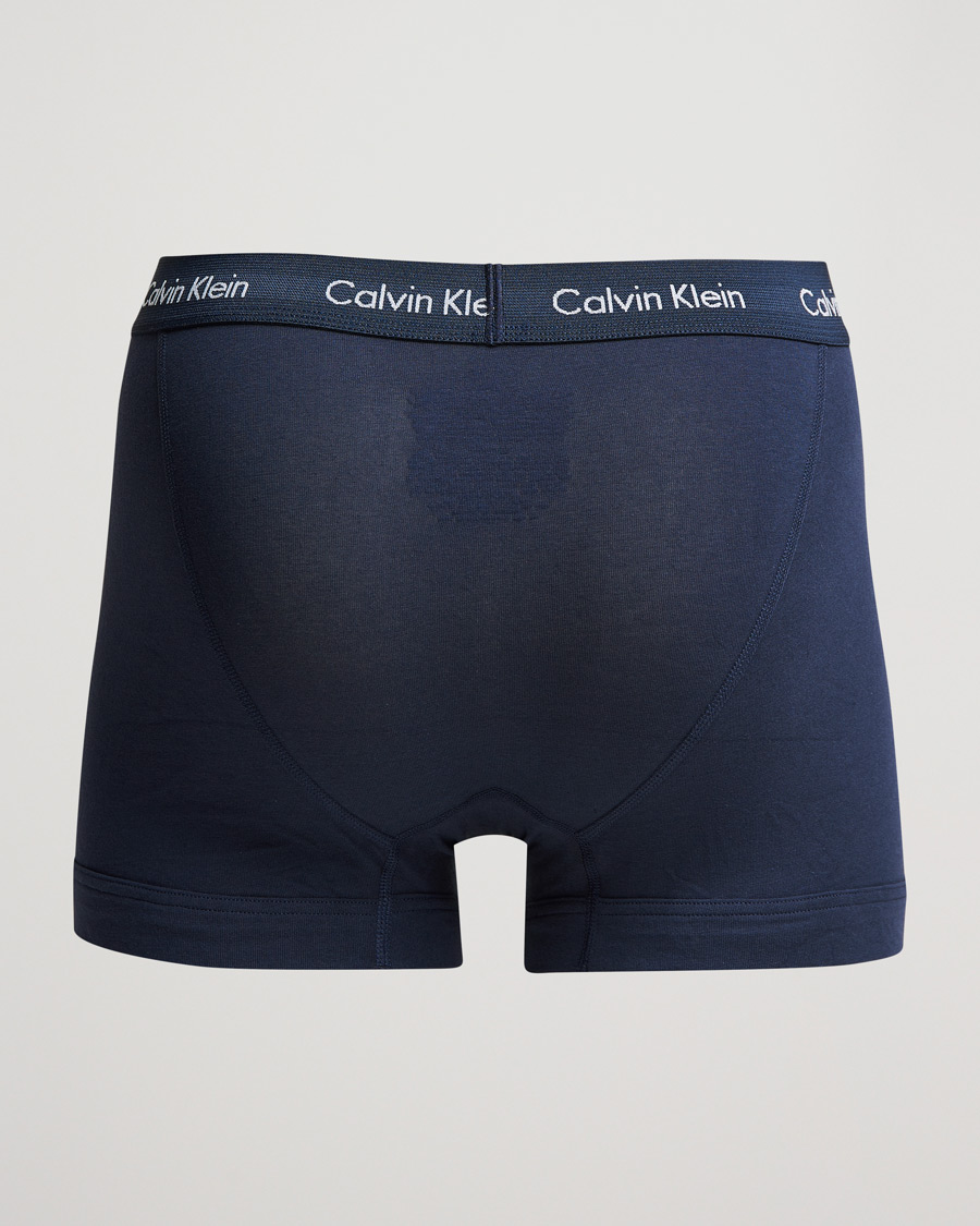 Herr | Underkläder | Calvin Klein | Cotton Stretch 3-Pack Trunk Navy/Blue/Beige