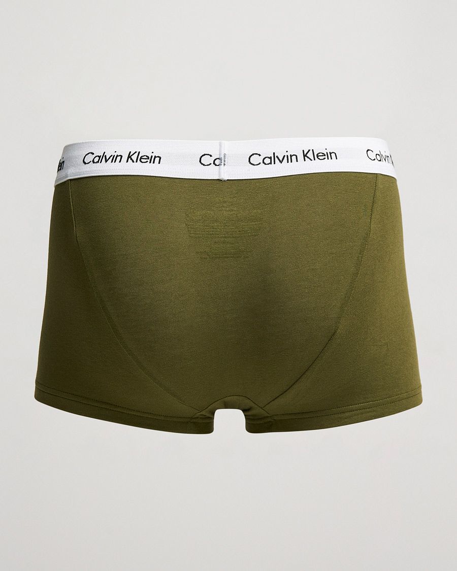 Herr | Underkläder | Calvin Klein | Cotton Stretch 3-Pack Low Rise Trunk Grey/Orange/Army