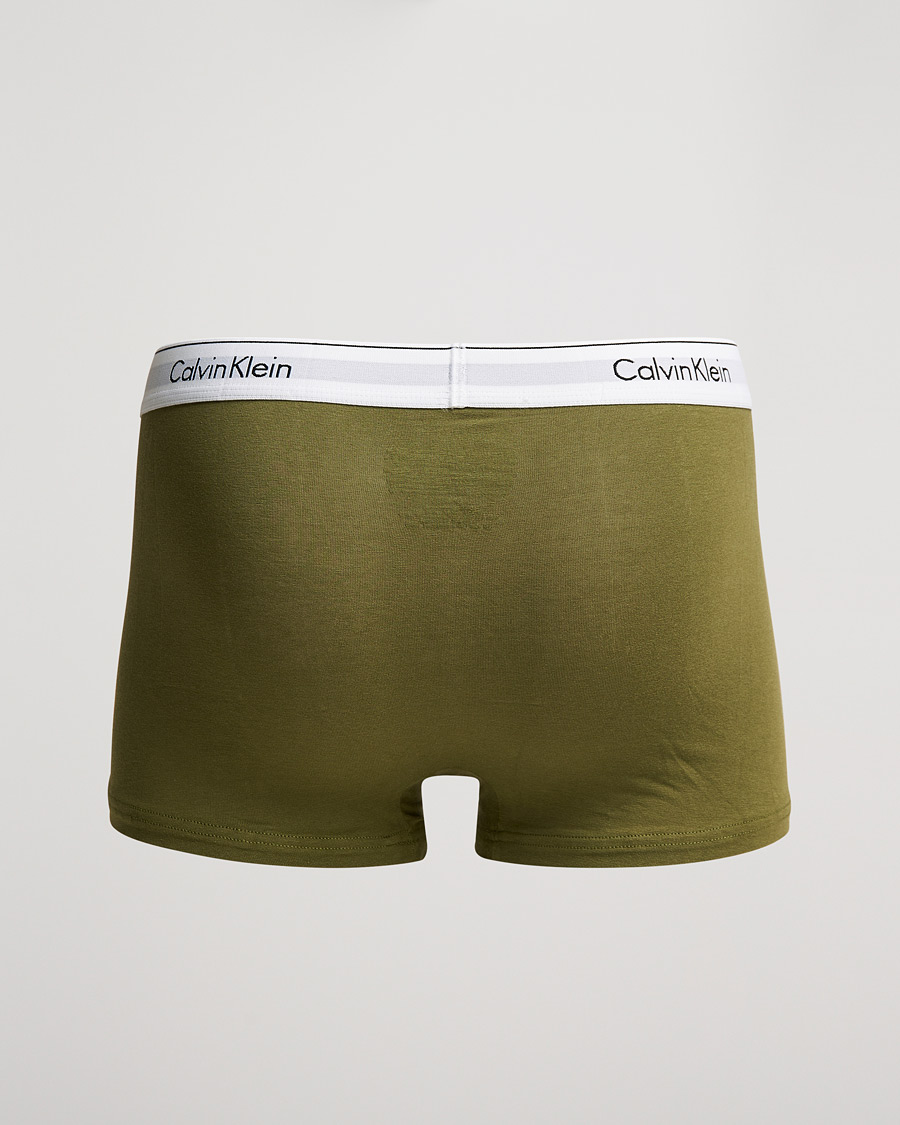 Herr | Underkläder | Calvin Klein | Cotton Stretch 3-Pack Trunk Beige/Black/Olive