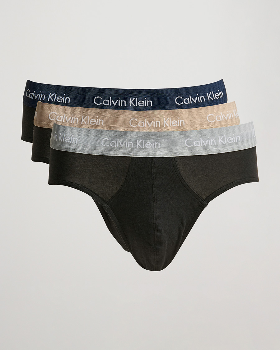 Herr | Underkläder | Calvin Klein | Cotton Stretch Hip Breif 3-Pack Black