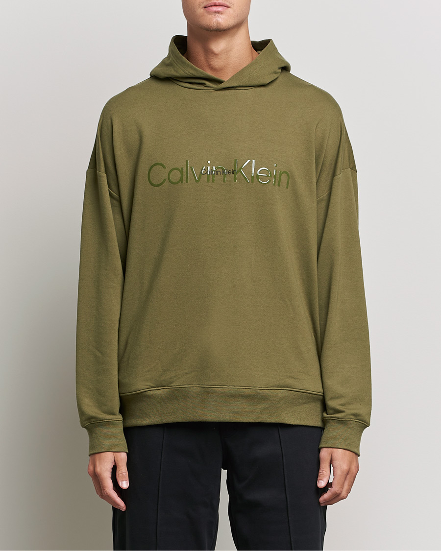 Herr | Tröjor | Calvin Klein | Loungewear Logo Hoodie Olive
