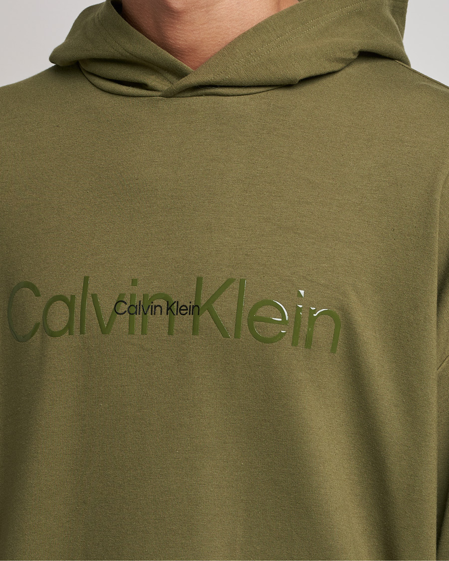 Herr | Tröjor | Calvin Klein | Loungewear Logo Hoodie Olive