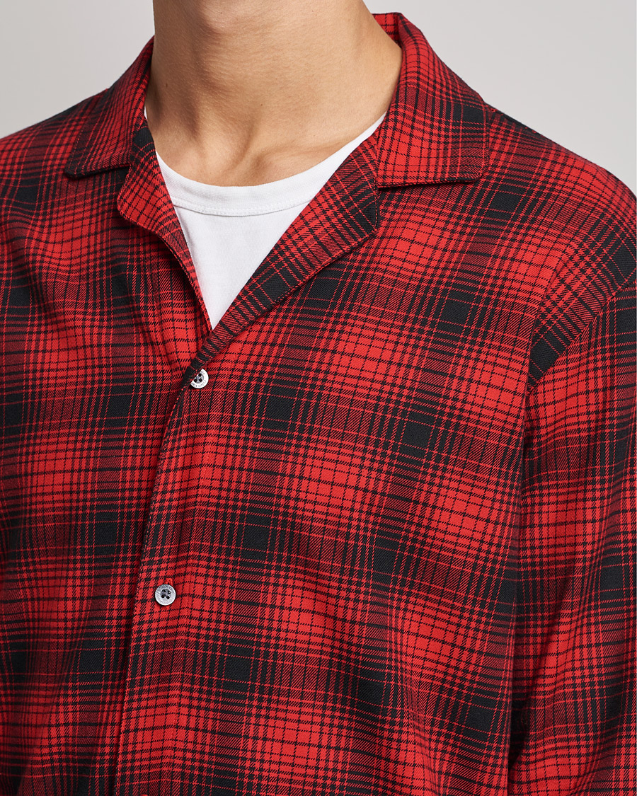 Herr | Pyjamas & Morgonrockar | Calvin Klein | Cotton Checked Pyajama Set Red/Black