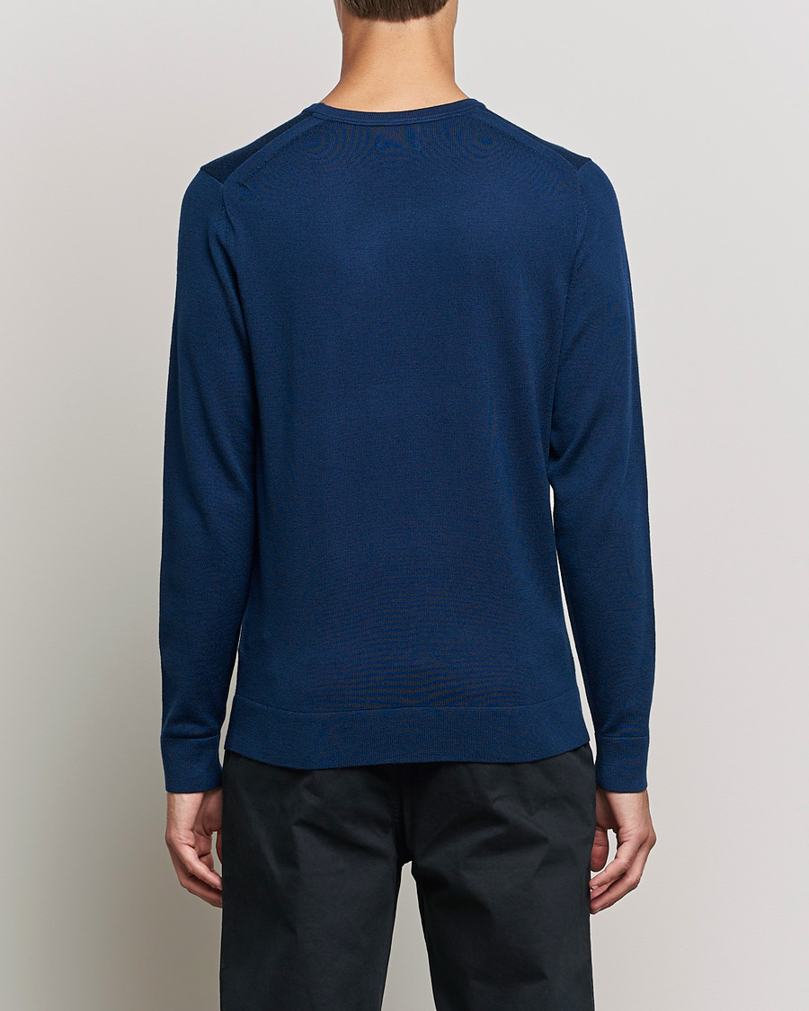 Herr | Tröjor | Calvin Klein | Superior Wool Crew Neck Sweater Navy