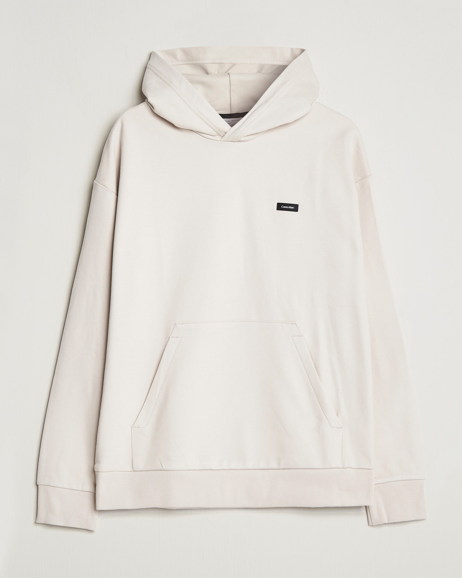 Herr | Tröjor | Calvin Klein | Cotton Comfort Hoodie Stony Beige