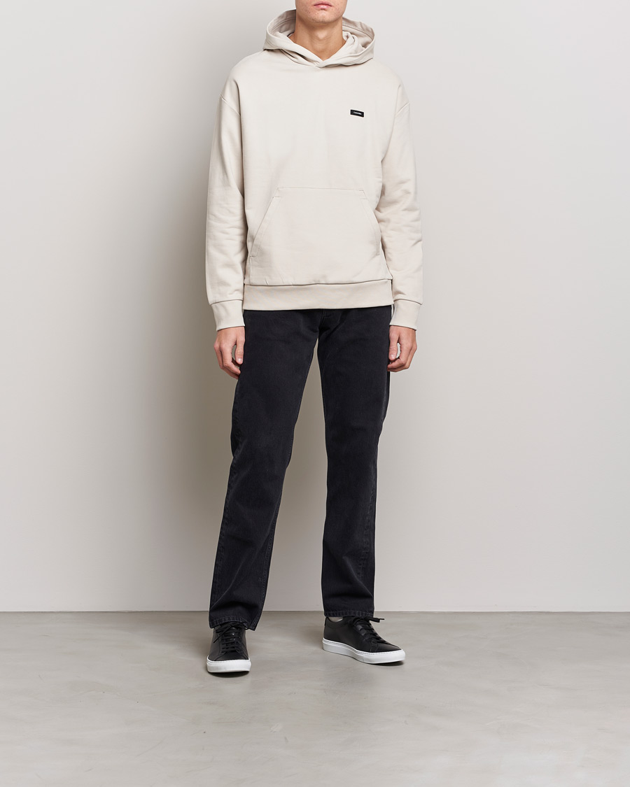 Herr | Tröjor | Calvin Klein | Cotton Comfort Hoodie Stony Beige